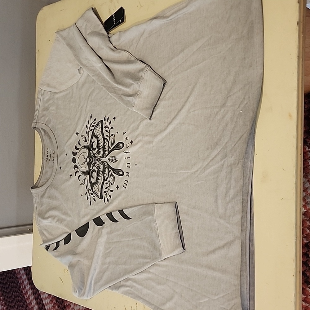 Torrid Mystic moth long sleeve top 3